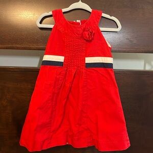 Vintage Miranda Spanish Brand Nautical Red dress